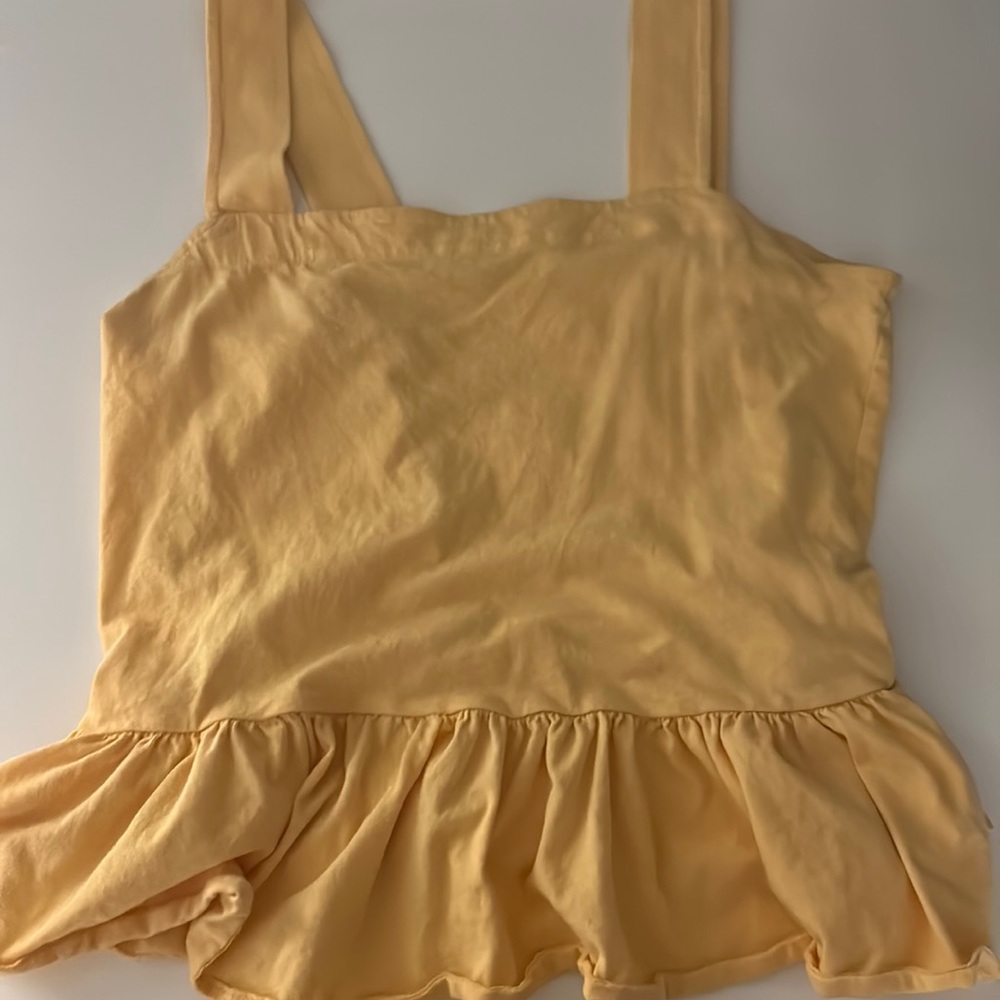 Spring orange tank, size medium